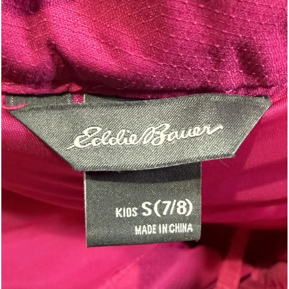 Eddie Bauer Pink Youth Girls Insulated Snow Ski Snowboarding Pants Lids Size 8 - Picture 10 of 12